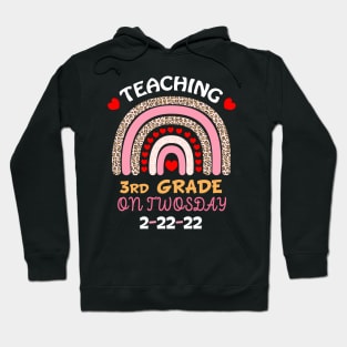 teaching 3rd grade on twosday 2222022 Hoodie